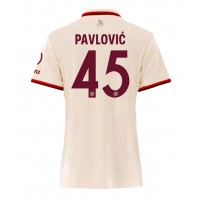 Fotballdrakt Dame Bayern Munich Aleksandar Pavlovic #45 Tredjedrakt 2024-25 Kortermet